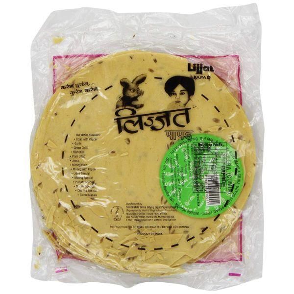 Lijjat Jeera Papad 200 g