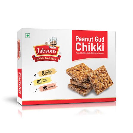 Jabsons Peanut Gur Chikki 400 g