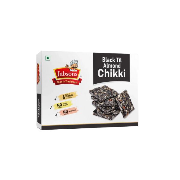 Jabsons Black Til Almond Chikki 270 g