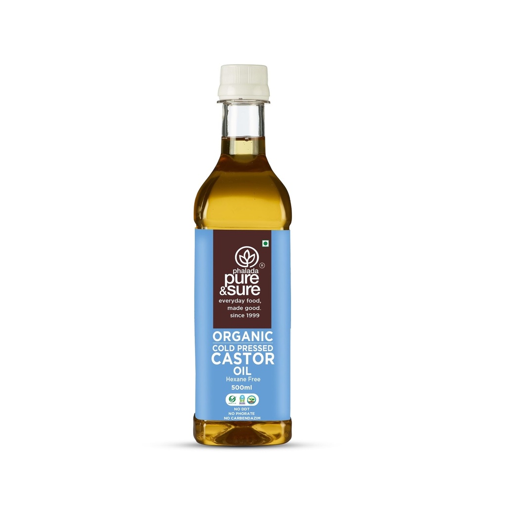 Pure & Sure Organic Castor Oil 500 ml