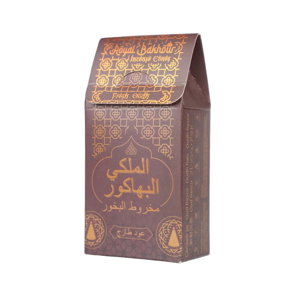[I0001028] Royal Bakhoor Fresh Oudh Dhoop Cones, 30 Cones