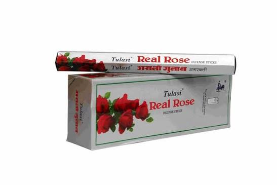 [I0000925] Tulsi Real Rose Agarbatti 100s