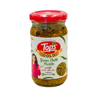 Tops Green Chilli Pickles 200 g