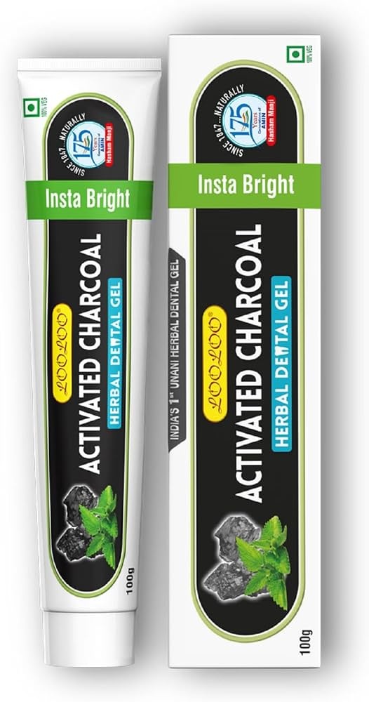 LooLoo Activated Charcoal Dental Paste 100 ml
