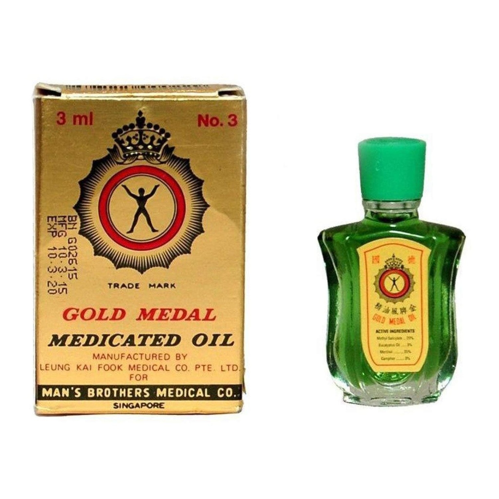 [500309] Gold Medal Medicated Oil 3 ml