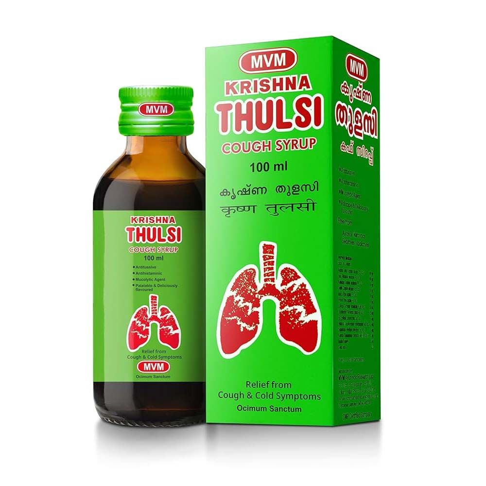 [500159] Krishna Tulsi Cough Syrup 100 ml