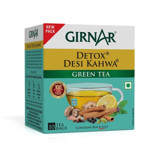 Girnar Detox Green Tea (kahwa) 10s
